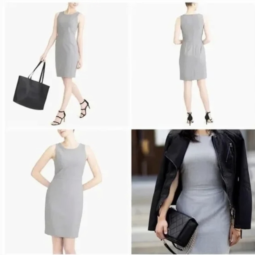 NWOT J.Crew Mercantile Womens Suiting Sheath Work Office Sleeveless Dress sz 8